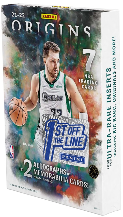 2021-22 Panini Origins NBA Basketball Hobby Box FOTL (First Off The Line)